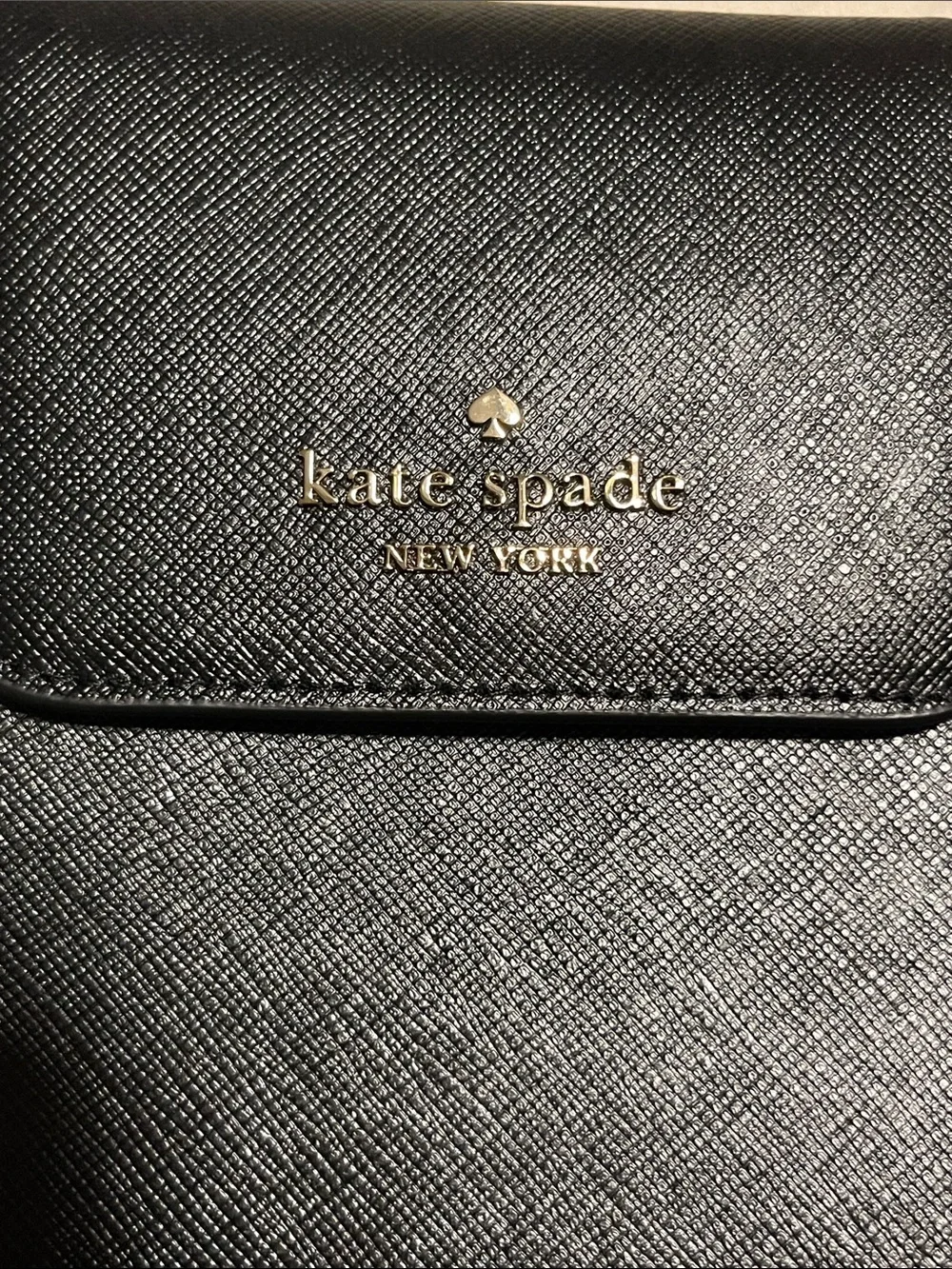 NWOT Kate Spade Madison Saffiano Leather Phone Crossbody Black KC592